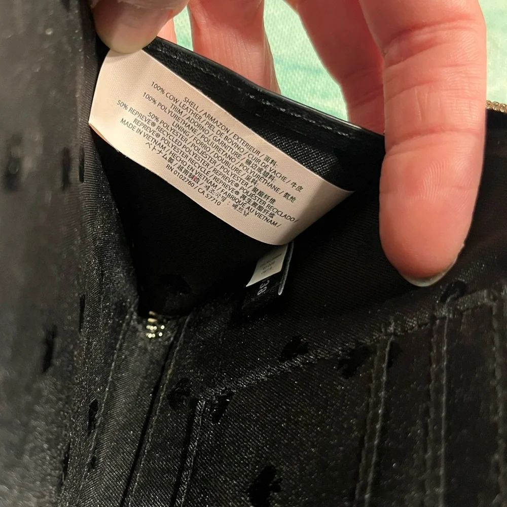 Kate Spade Black Half Moon Leather Wristlet - Picture 5 of 9
